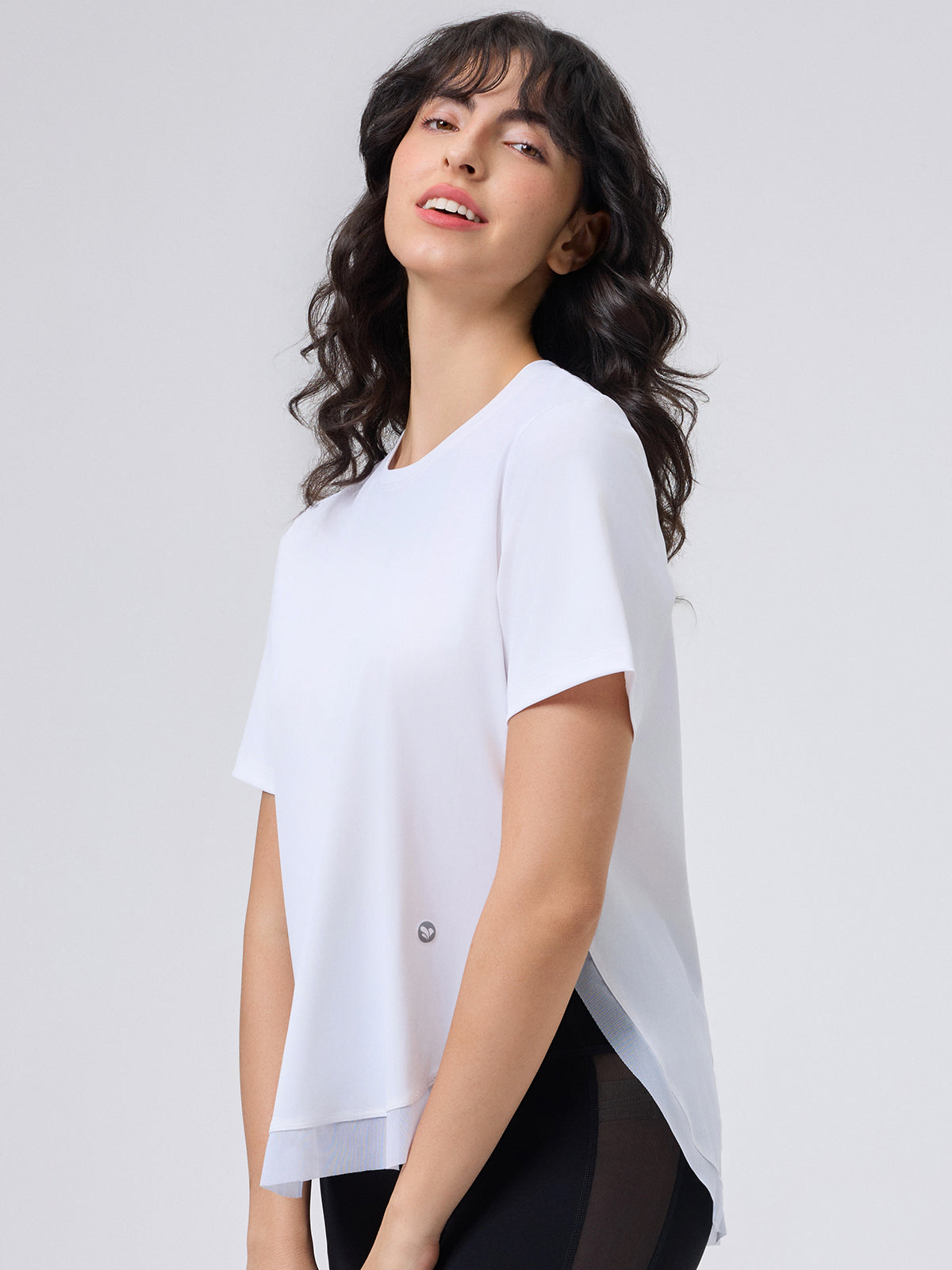 Women's Workout Tops Short Sleeve Athletic Mesh Back Shirts