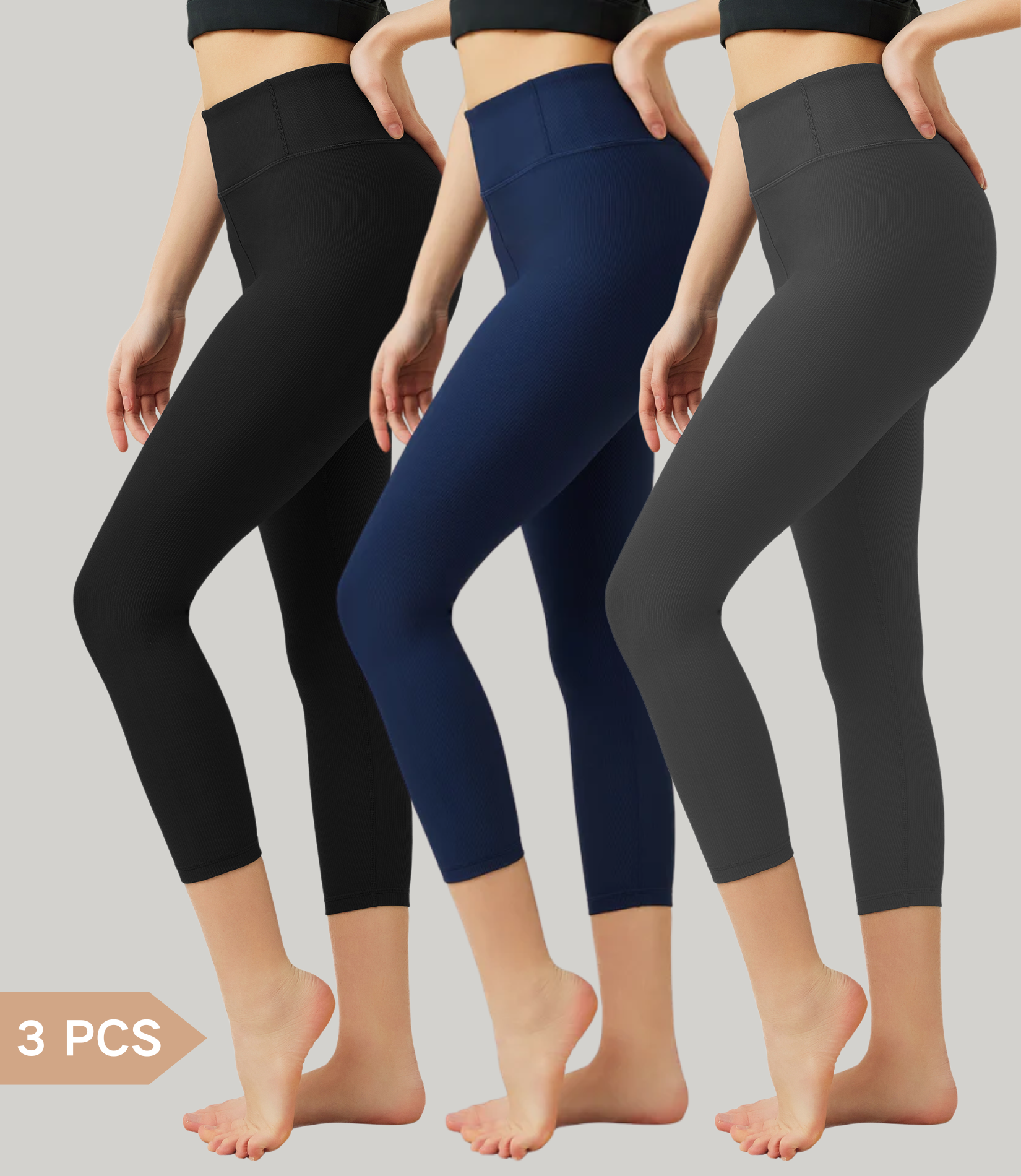 Nala レギンス　High waist half leggings Ziya High Waist Half Long Swim Legging
