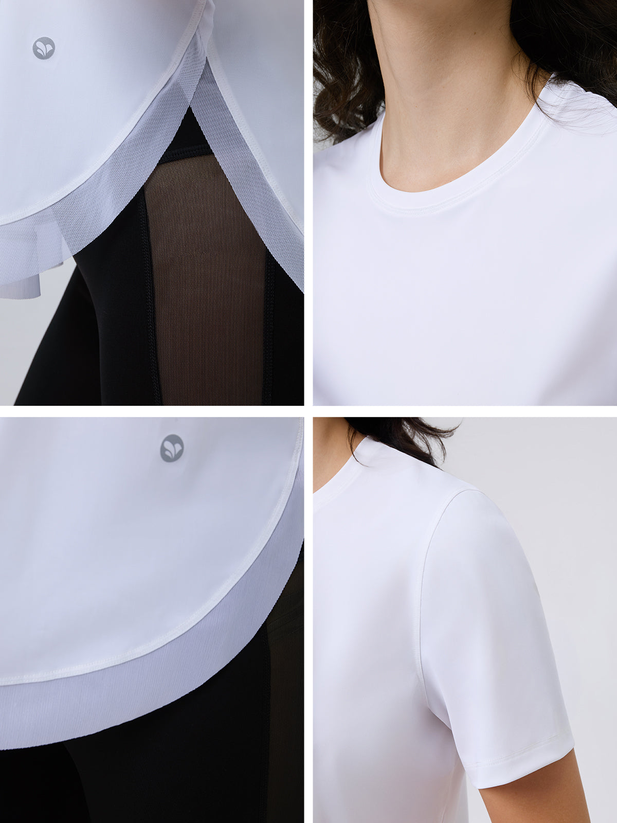 Women's Workout Tops Short Sleeve Athletic Mesh Back Shirts