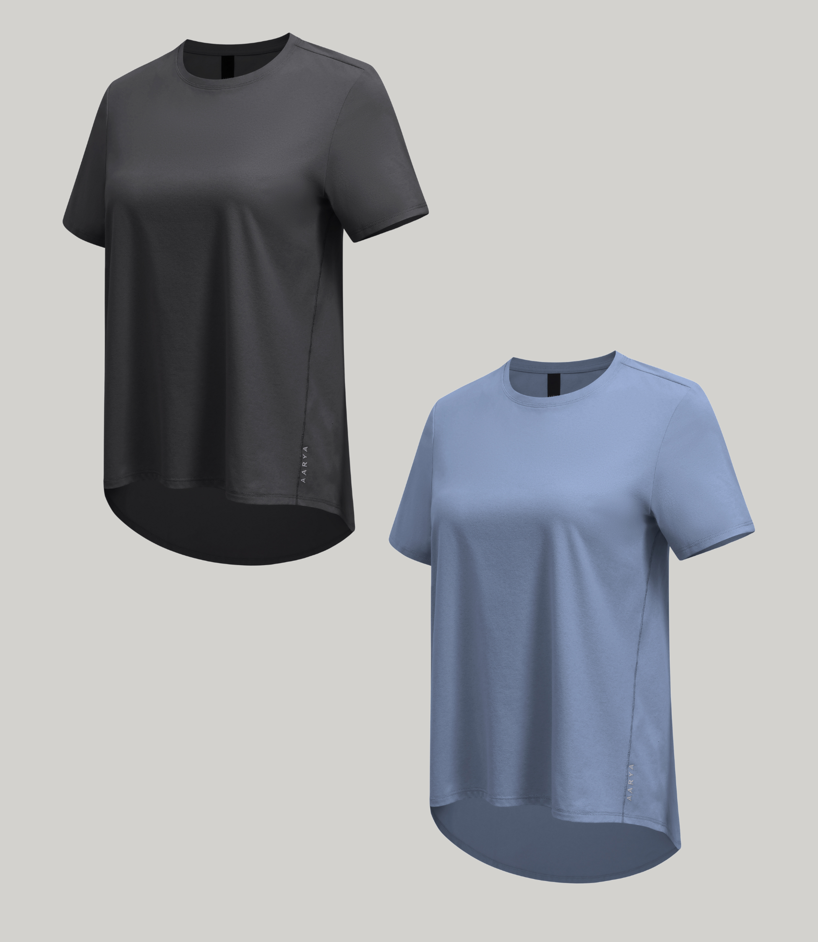 Bundle Sale A-Line/Drop Tail Design Moisture Wicking T-Shirt