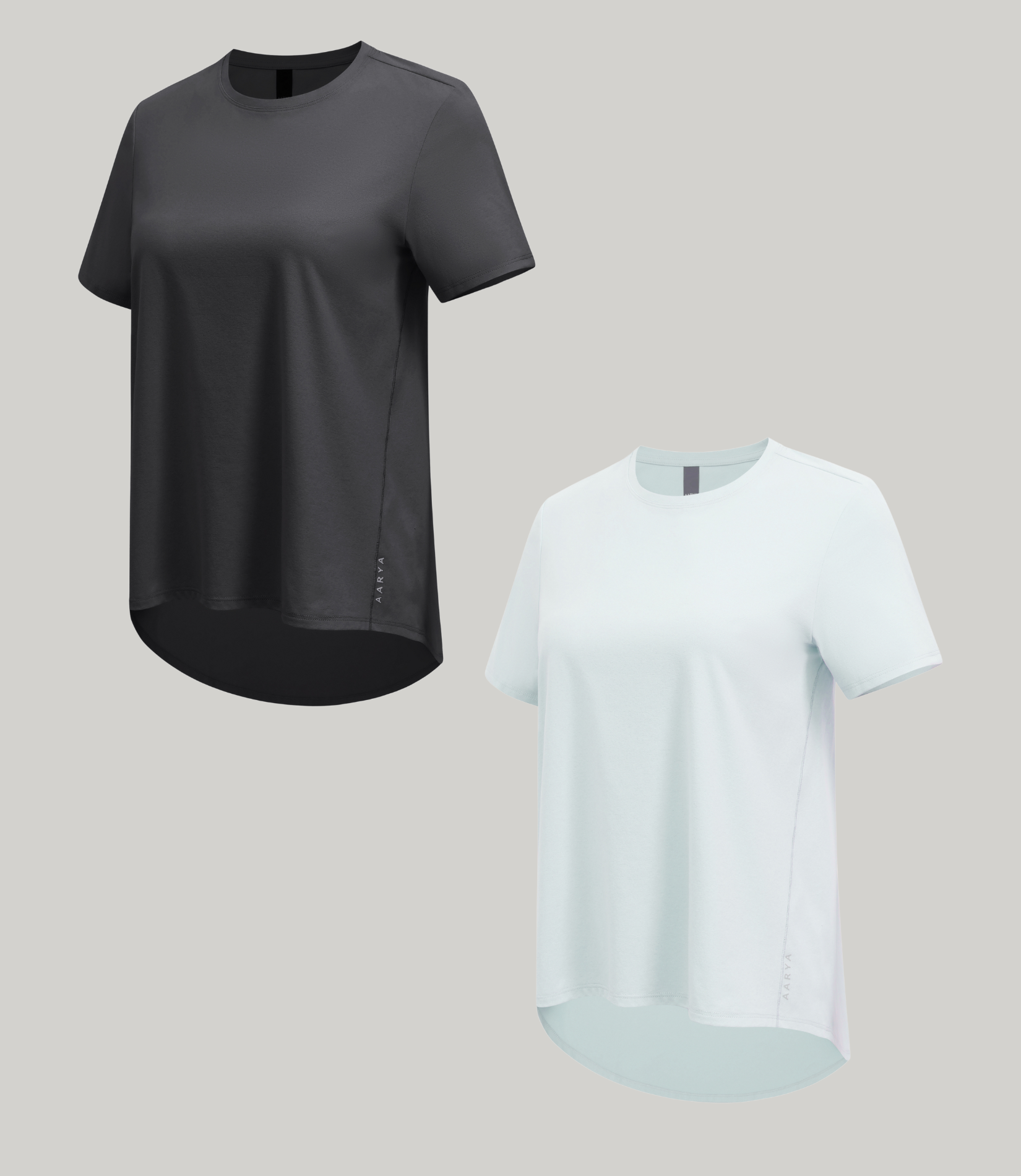 Bundle Sale A-Line/Drop Tail Design Moisture Wicking T-Shirt